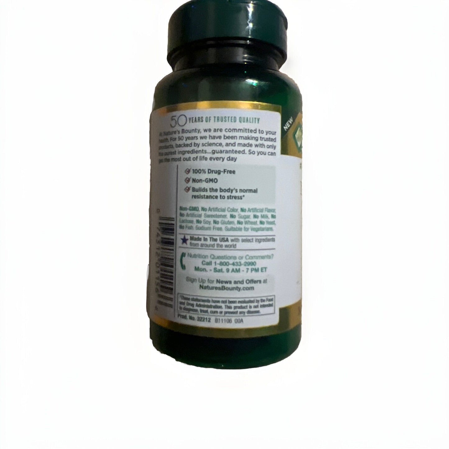 Rhodiola 400mg Mental Fatigue Capsules - Nature's Bounty