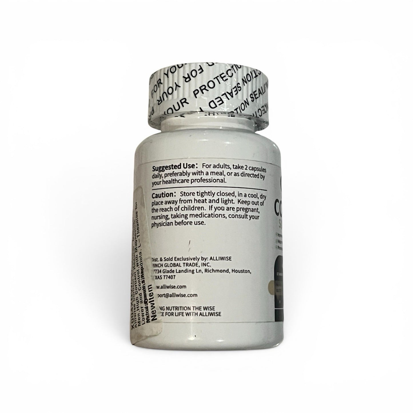 Cortisol Supplement 60 Caps Stress Support - Alliwise