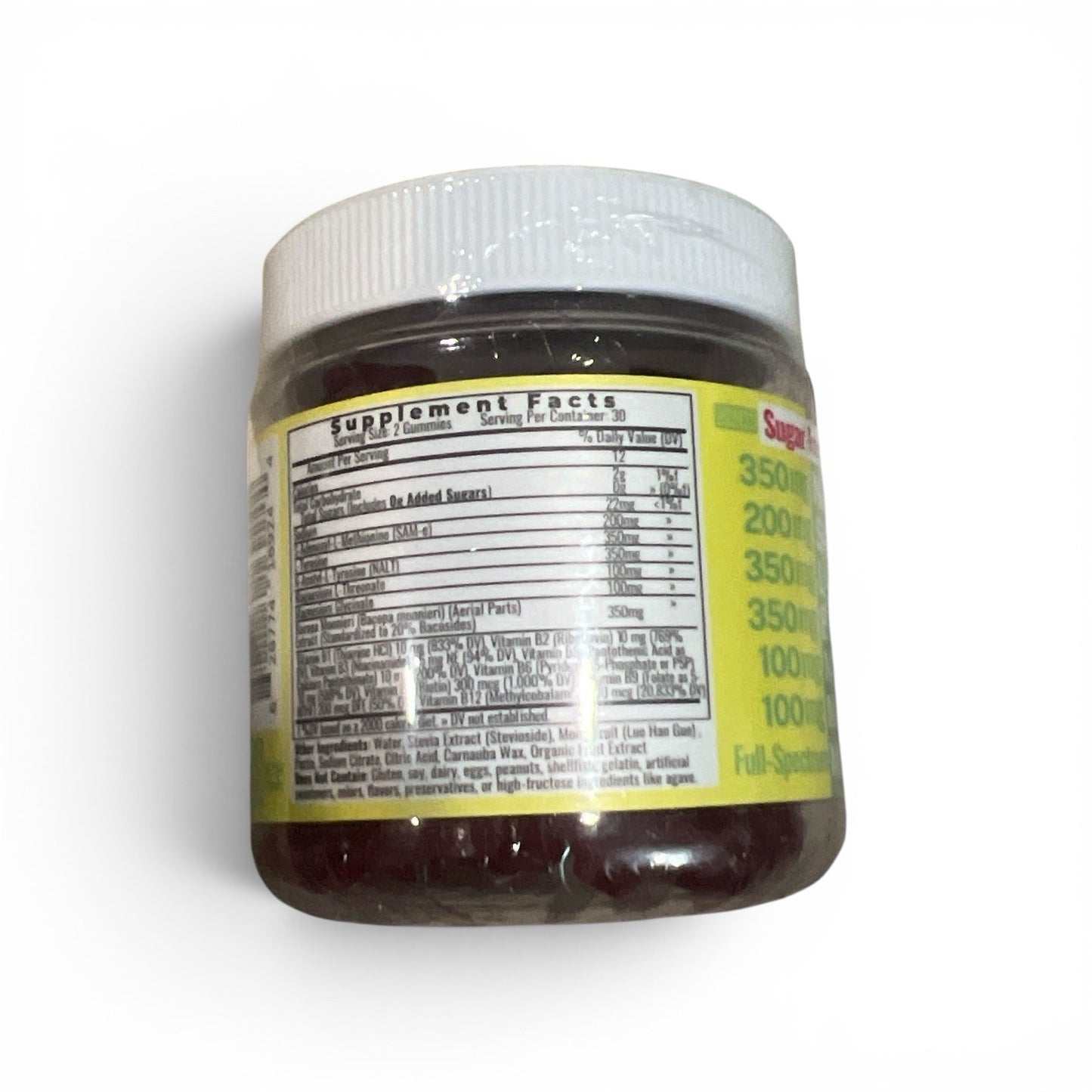 Sugar Free Keto Gummies Cherry Cognitive Clarity - Shizam