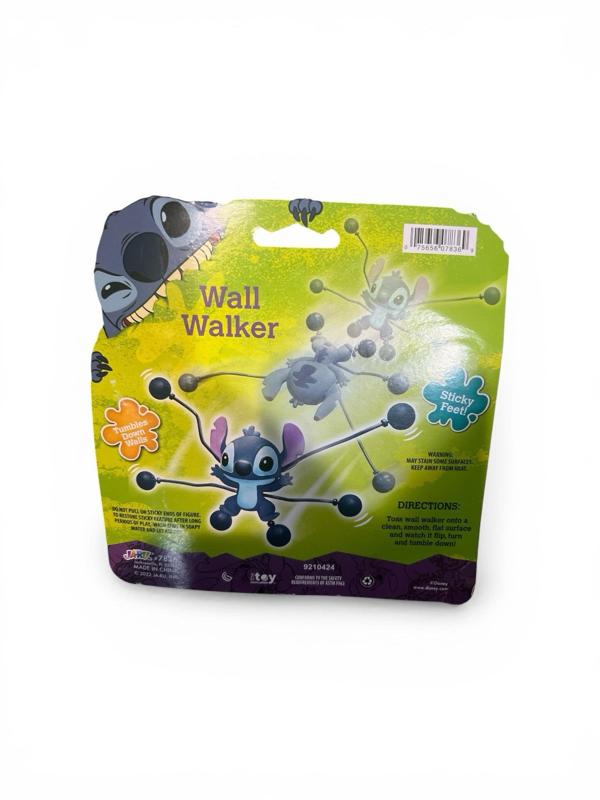 Stitch Sticky Feet Wall Walker Toy - Lilo & Stitch by Disney