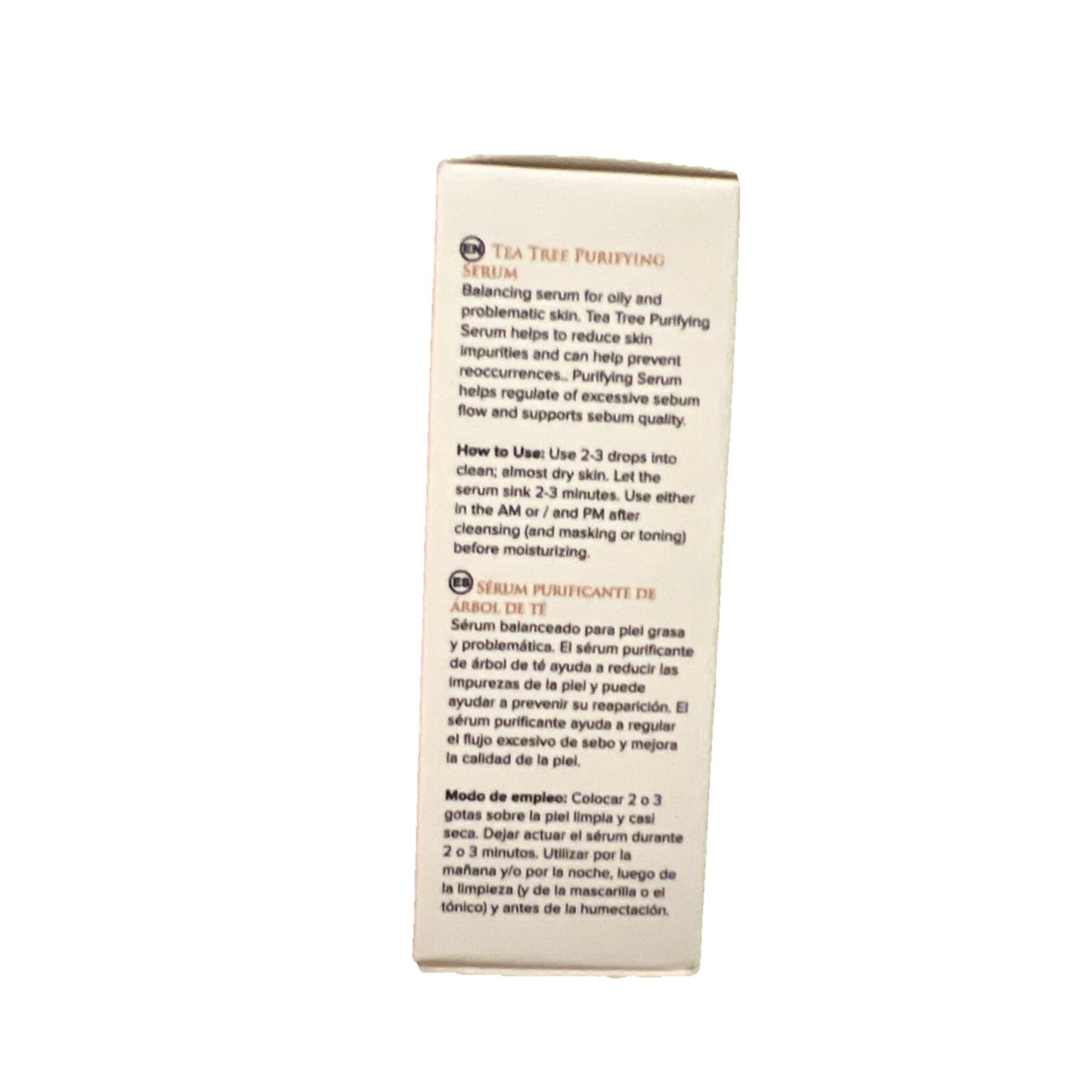 Tea Tree Purifying Face Serum, NEXXT Beauty Miami 0.33oz