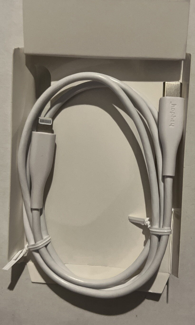 Lightning to USB-C Cable 3 ft White - Heyday Fast Charging