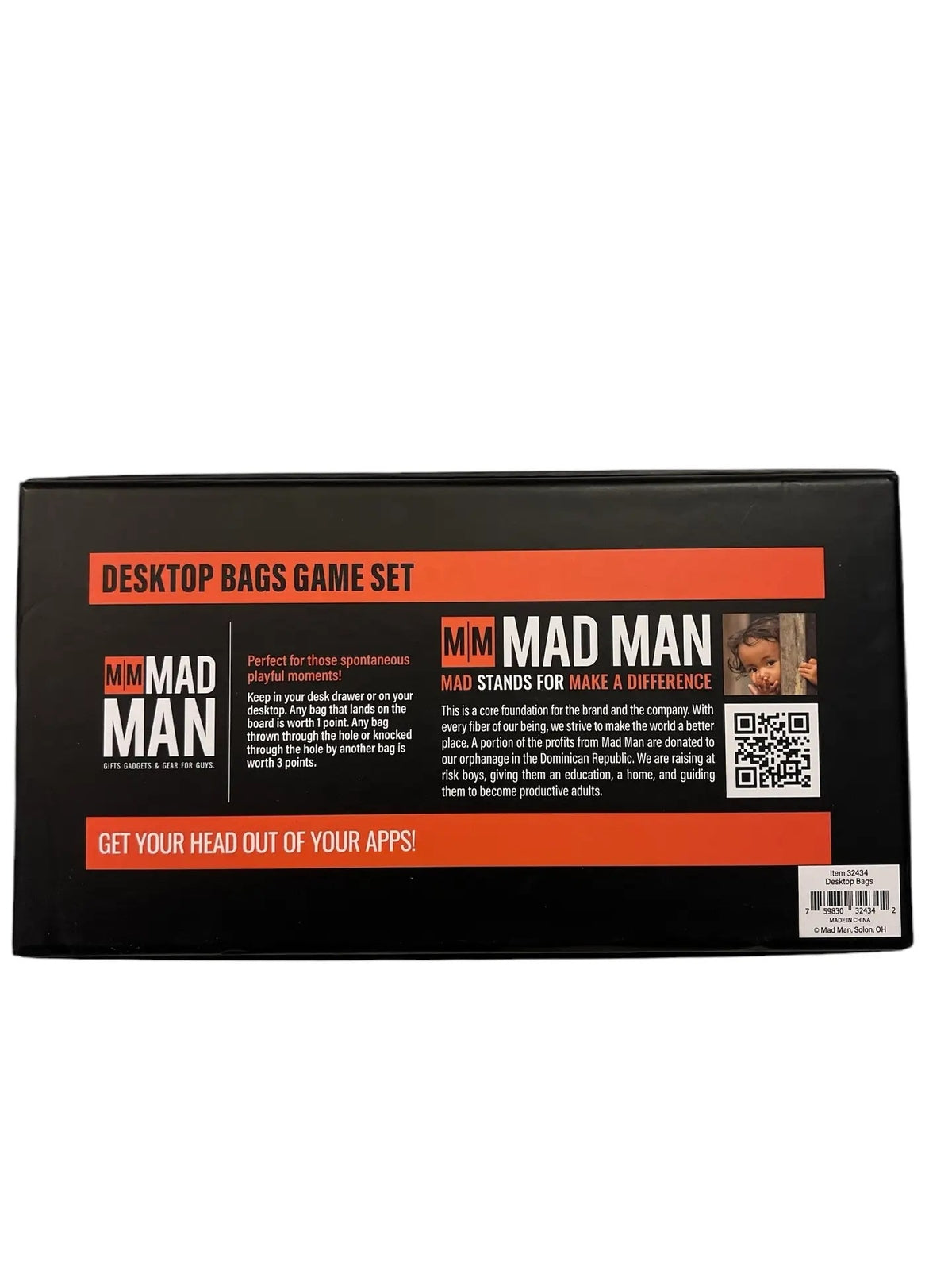 Mini Cornhole Desktop Game Set - Office Toss Game by Mad Man