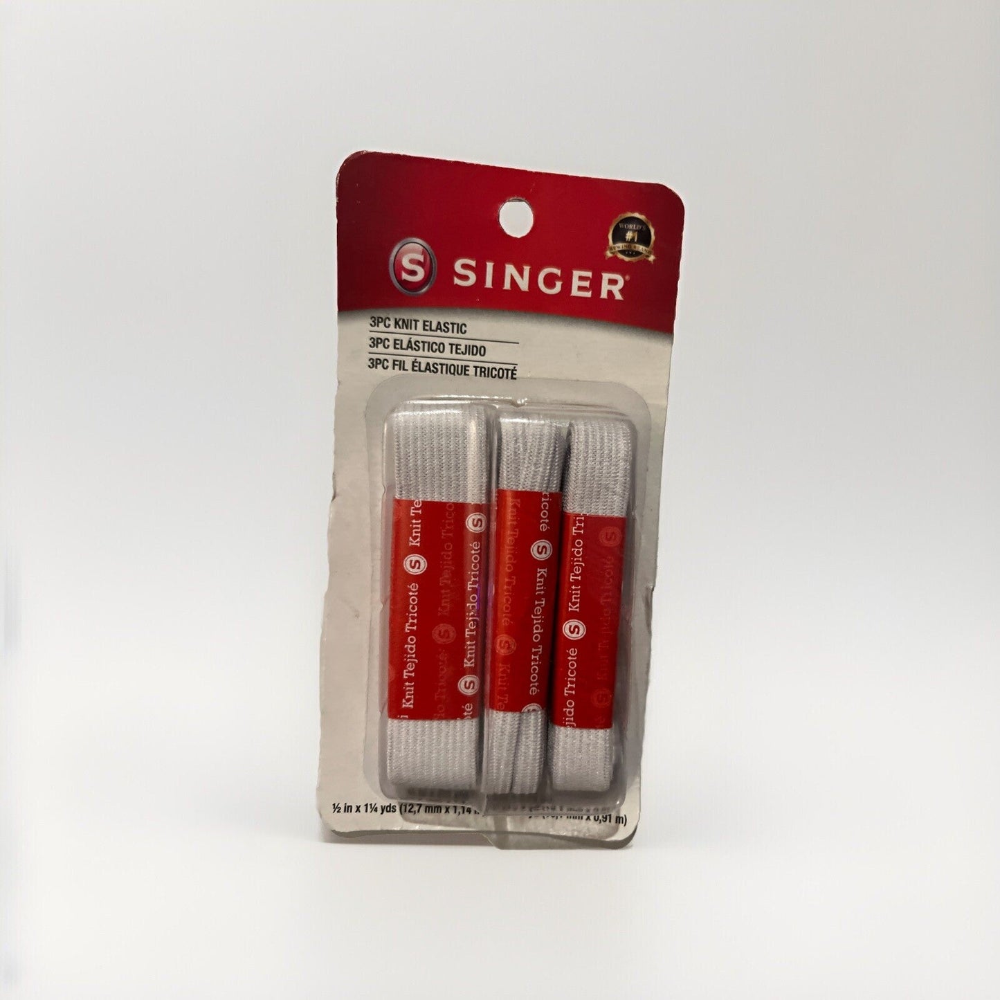 Singer 3 Piece Knit Elastic Non-Narrowing Waistbands Sleeves Sewing Supplies | Bazrify