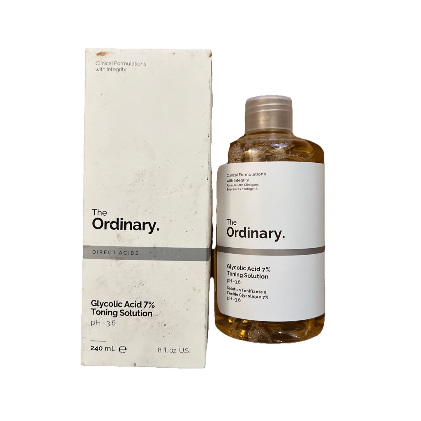 The Ordinary Glycolic Acid 7% Toning Solution Resurfacing Exfoliating 240ml | Bazrify