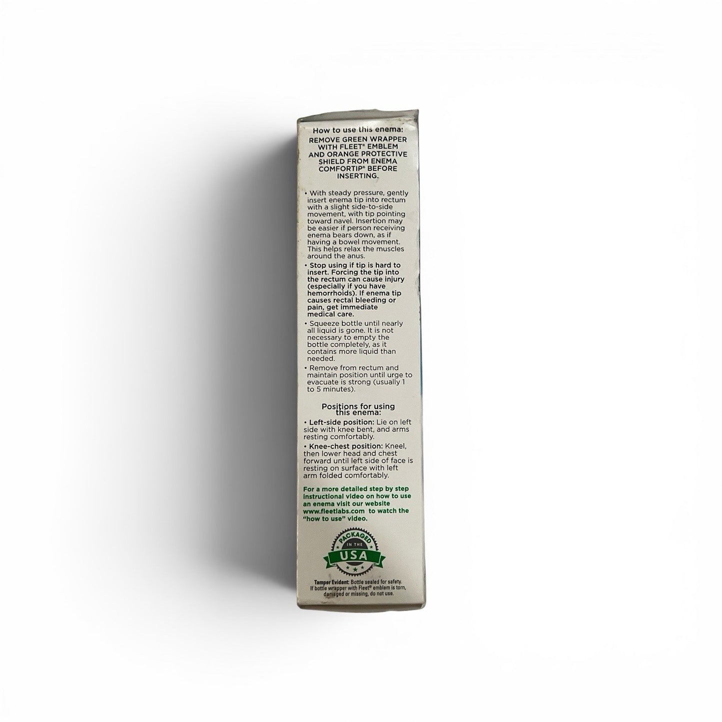 Saline Enema 4.5 oz Adult Constipation Relief – Fleet