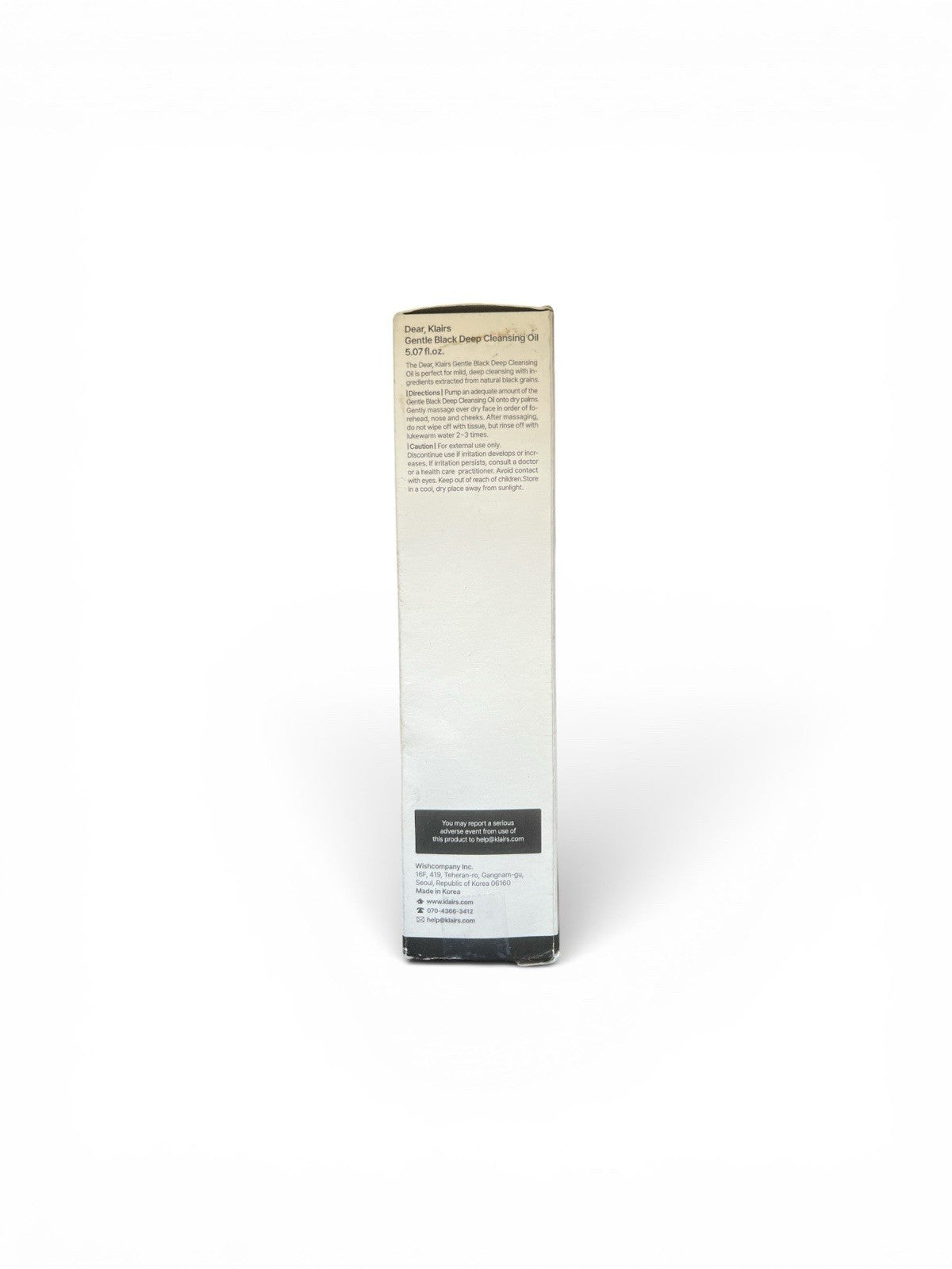 Klairs Gentle Black Deep Cleansing Oil, 150ml Facial Cleanser