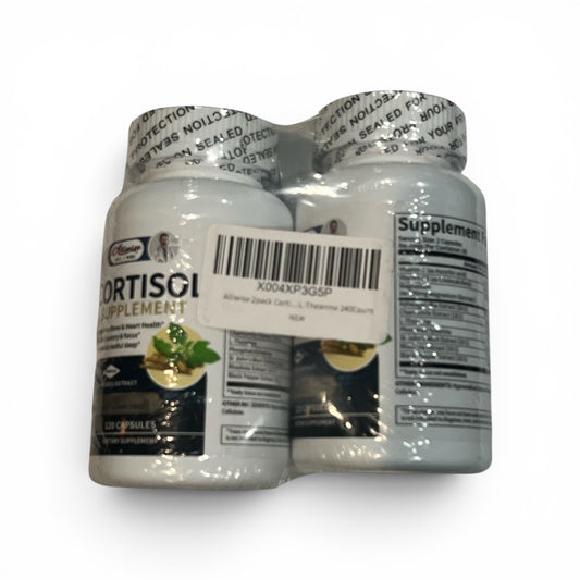 Cortisol Supplement 2-Pack 120 Caps Stress Support Alliwise