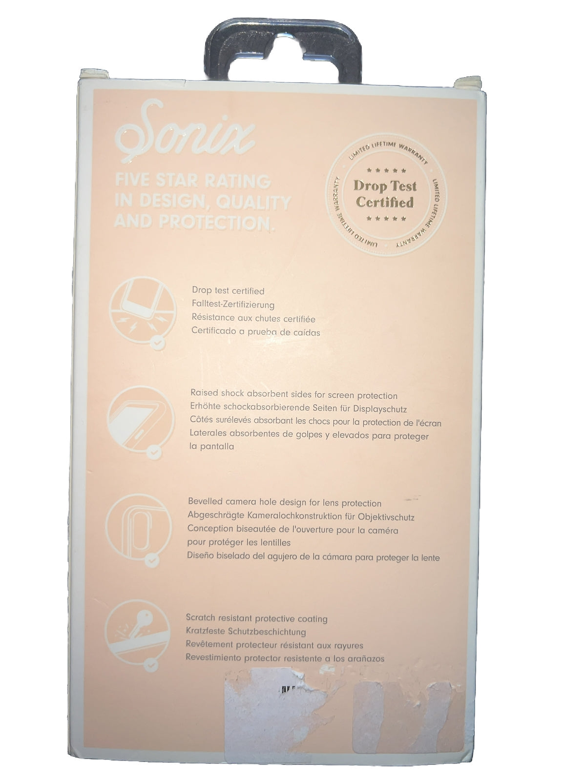 iPhone Xs Max Clear Coat Case - Durable Clear - Sonix