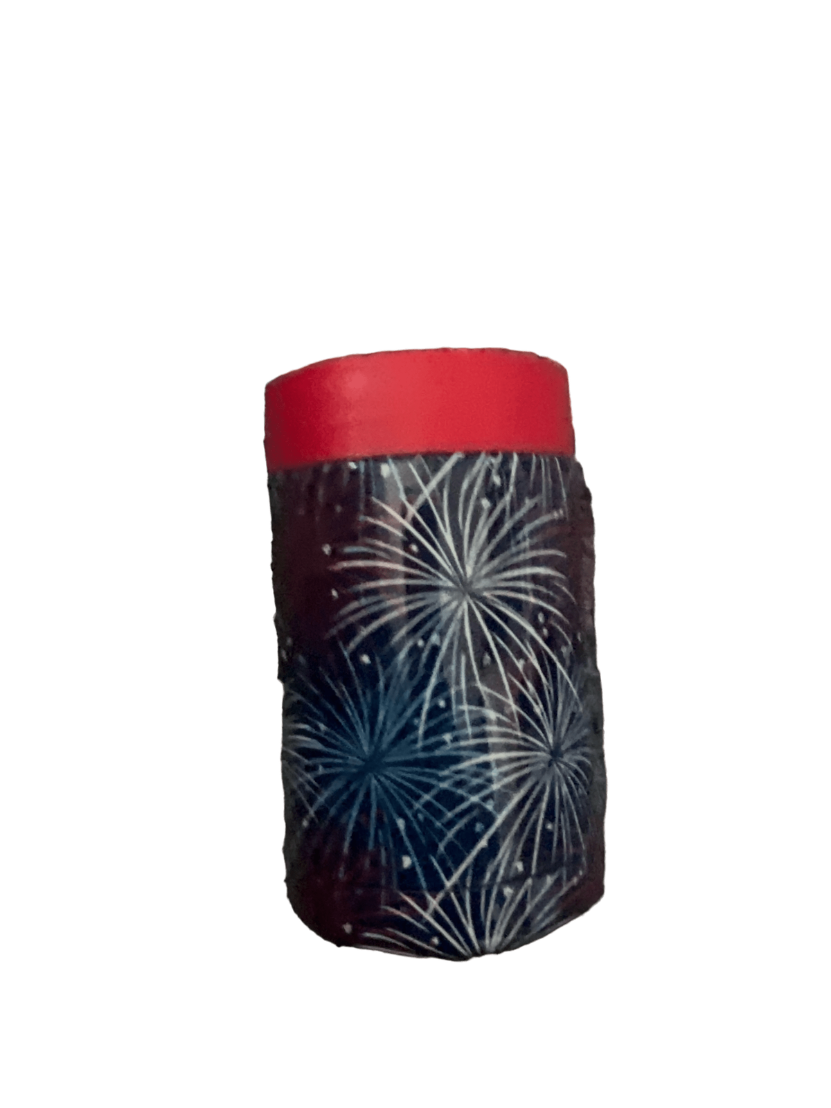Double-Wall Insulated Drink Holder, Multi-Color Fireworks