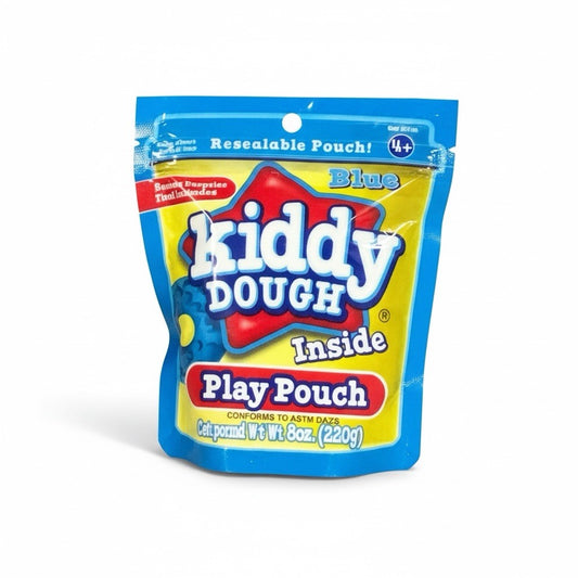 Kiddy Dough Blue Play Pouch 8oz with Surprise Tool