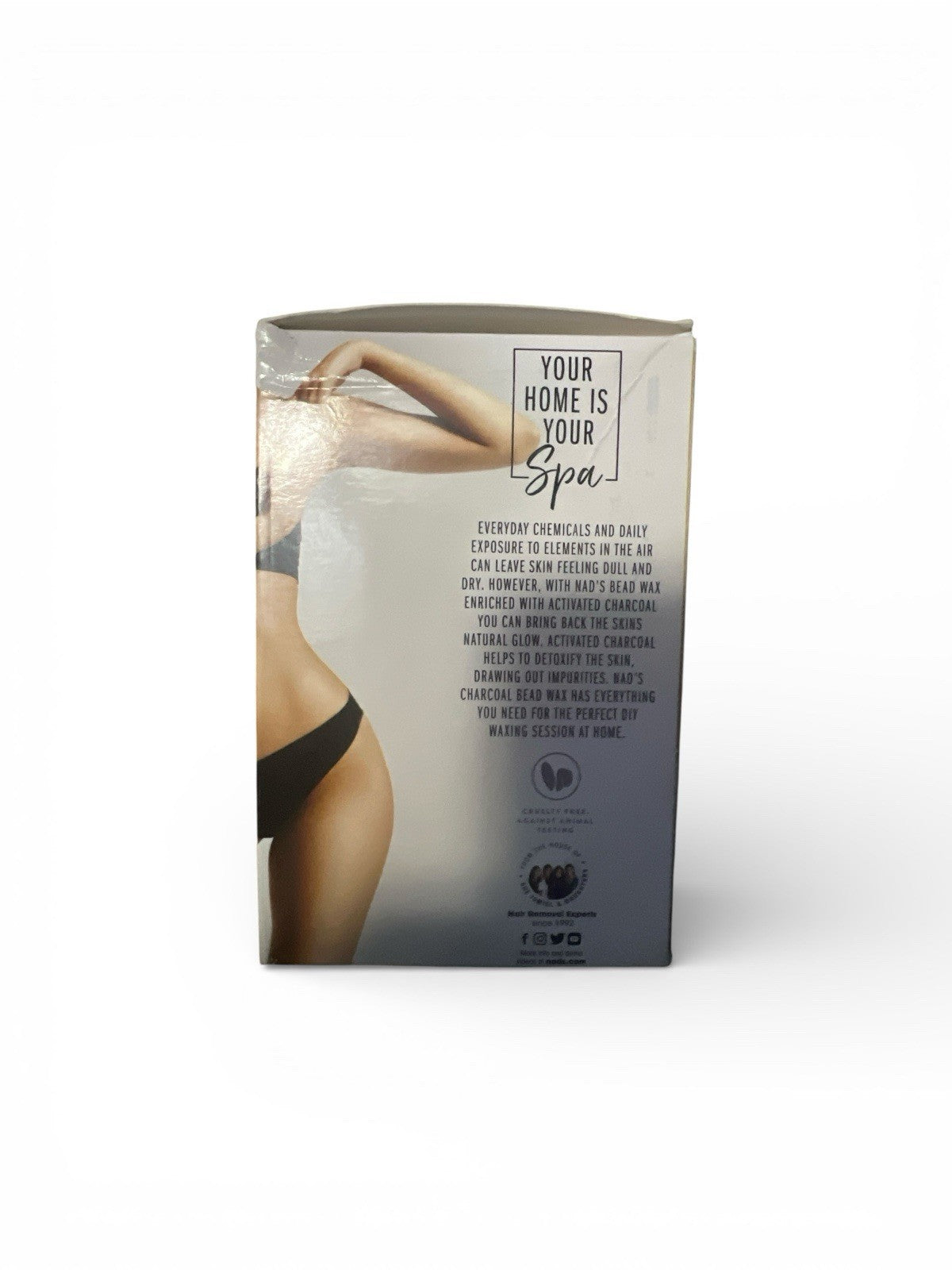 Nad's Charcoal Bead Wax Hair Removal Kit, Deep Cleansing