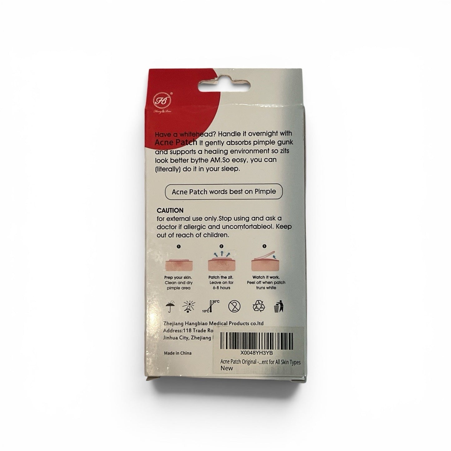 Hydrocolloid Acne Patches 72 Count Pimple Blemish Treatment