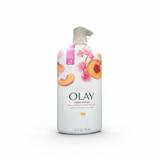 Olay Outlast Body Wash Peach Cherry Blossom Scent 27oz
