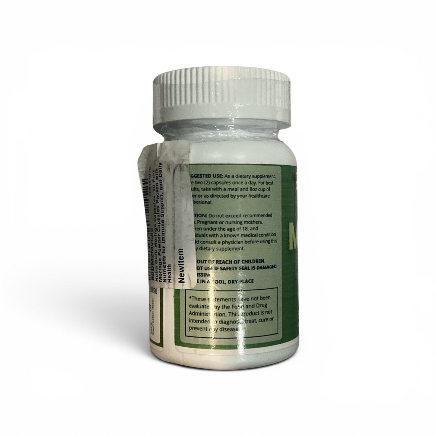 Moringa Supplement 90 Capsules Natural Wellness - Nutra Guru