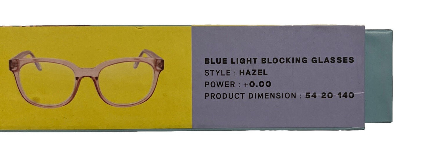 Blue Light Blocking Glasses in Crystal Blush by Flower