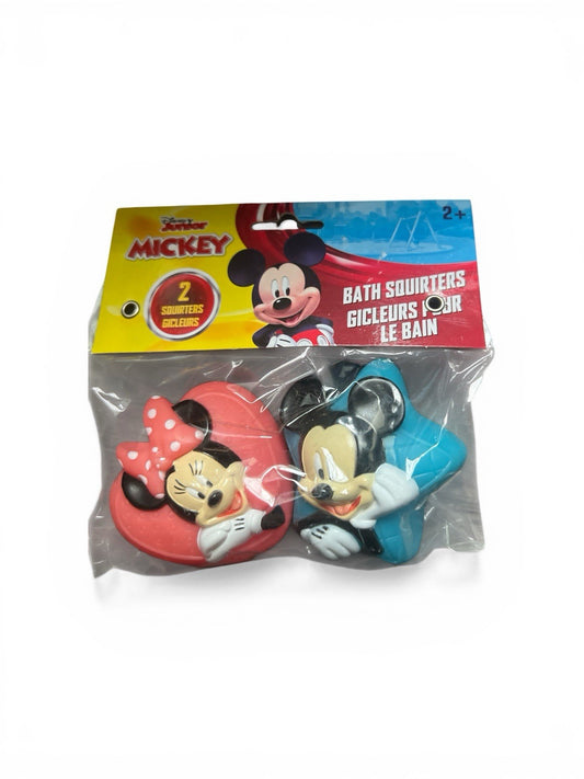 Mickey & Minnie Bath Squirters, Disney Junior Bath Toys