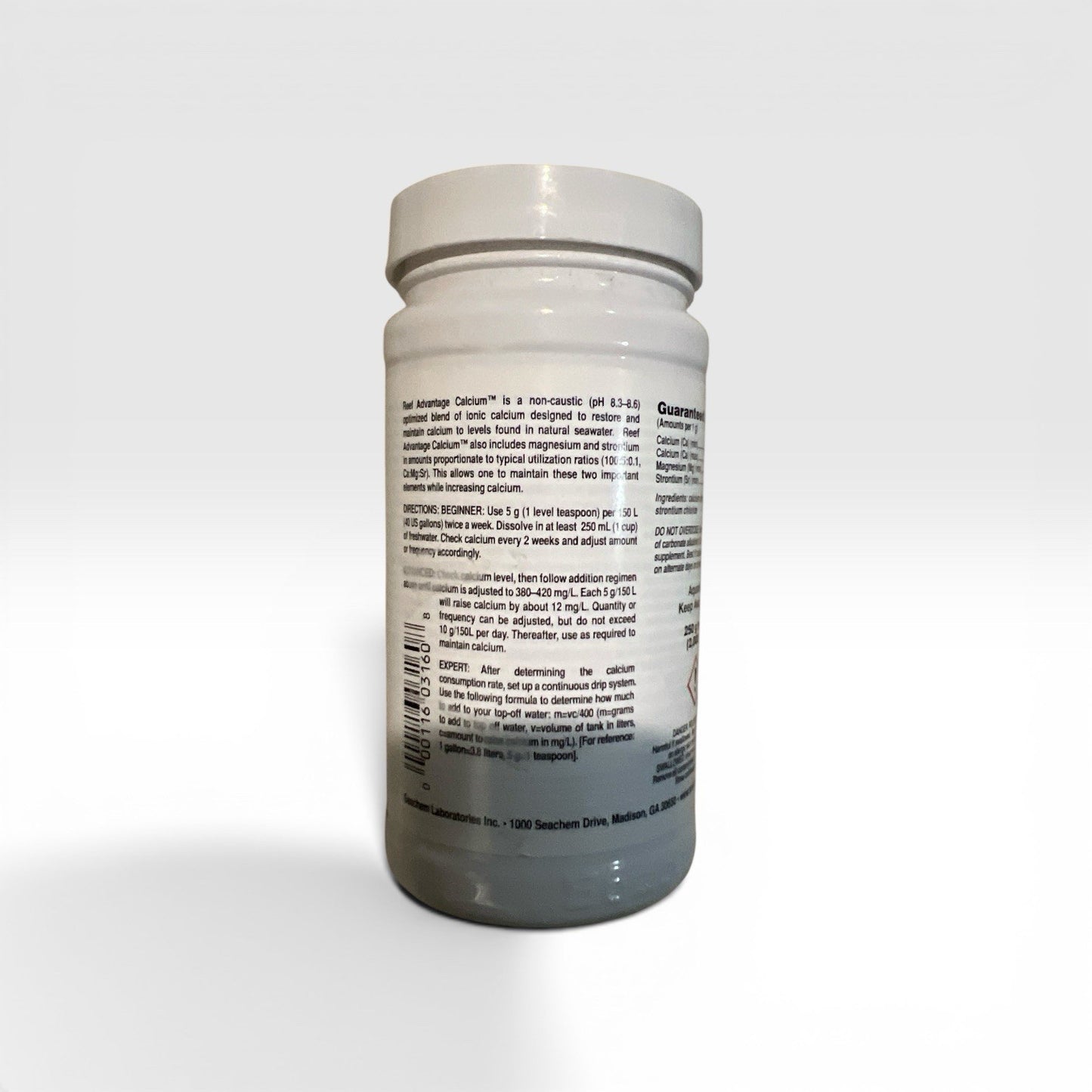 Reef Advantage Calcium 250g, Aquarium Supplement — Seachem