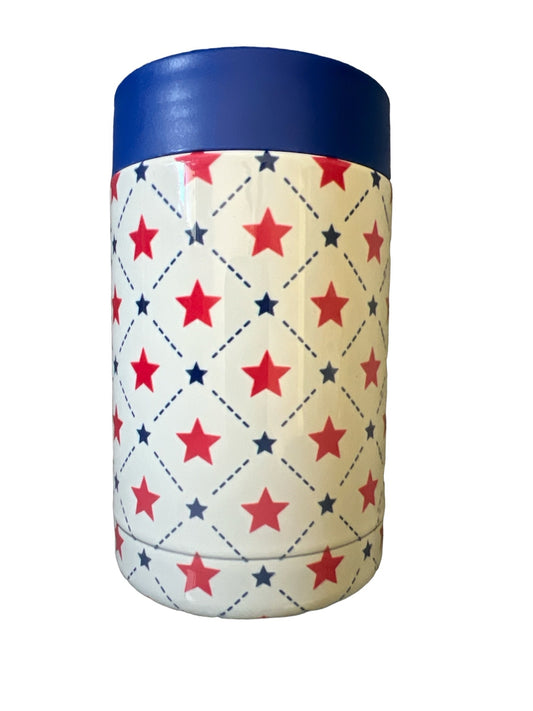 Double-Wall Insulated Drink Holder - Multi-Color Stars