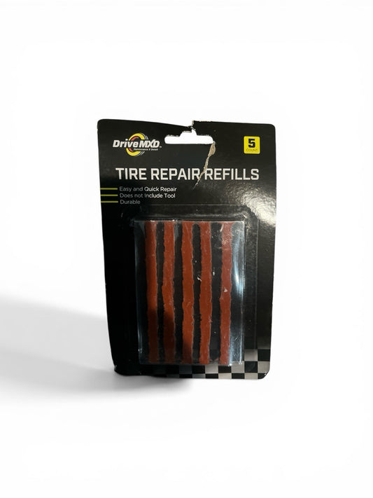 Flat Tire Repair Plug Refills - 2 Pack 4in Brown Strings