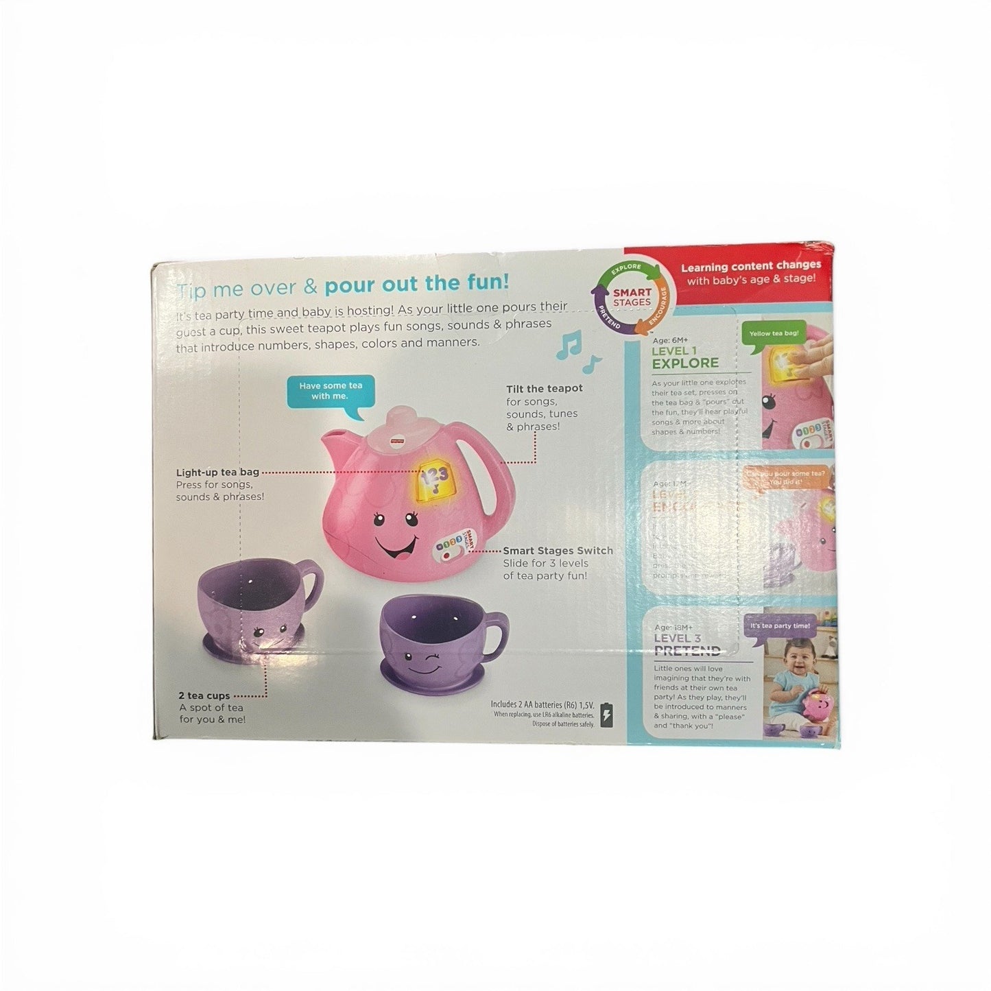 Fisher-Price Laugh & Learn Tea Set – Smart Stages Baby Toy