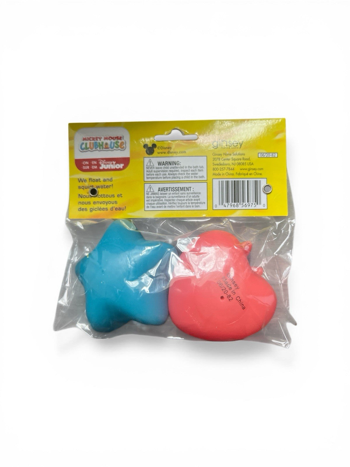 Mickey & Minnie Bath Squirters, Disney Junior Bath Toys