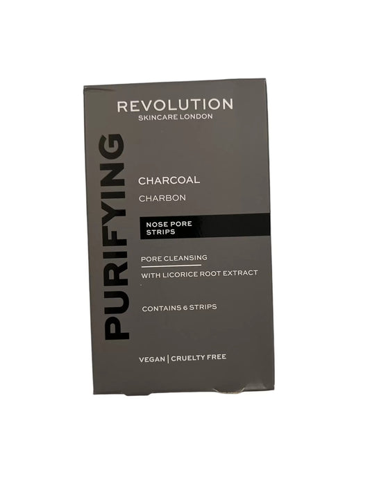Charcoal Nose Pore Strips, 6 Count - Revolution Skincare