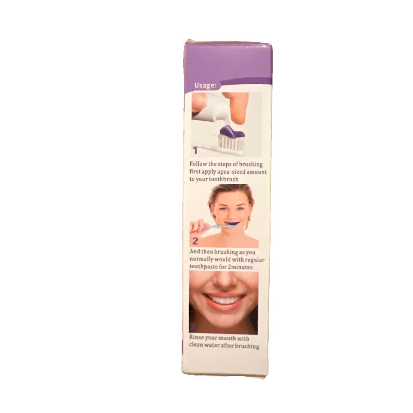 Purple Toothpaste for Teeth Whitening, Color Corrector