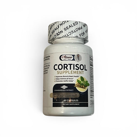 Cortisol Supplement 60 Caps Stress Support - Alliwise