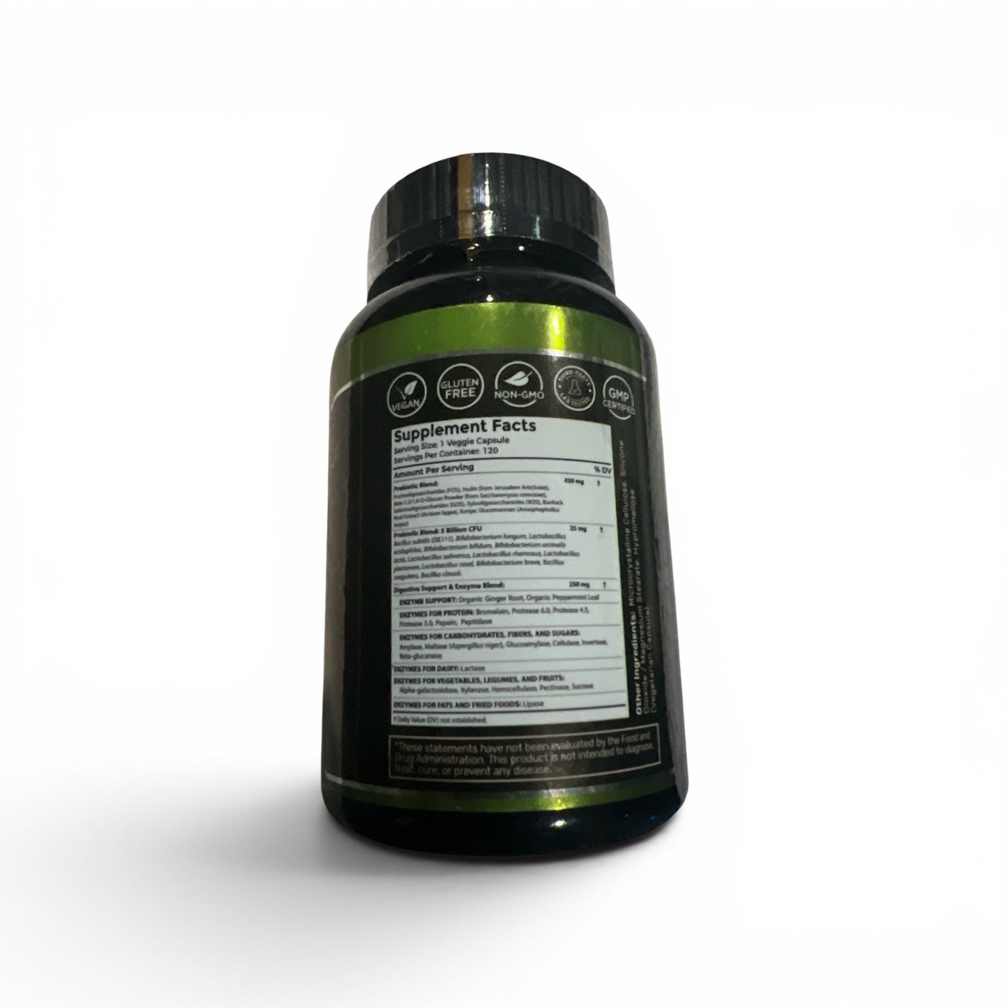 Digestive Enzymes 120 Capsules with Probiotic & Prebiotic