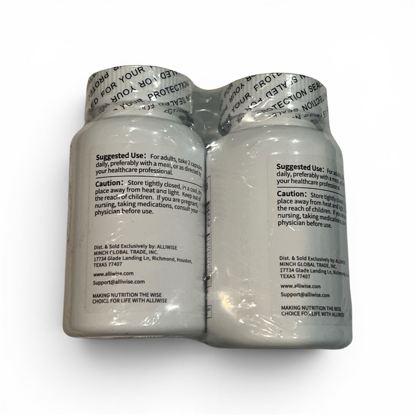 Cortisol Supplement 2-Pack 120 Caps Stress Support Alliwise
