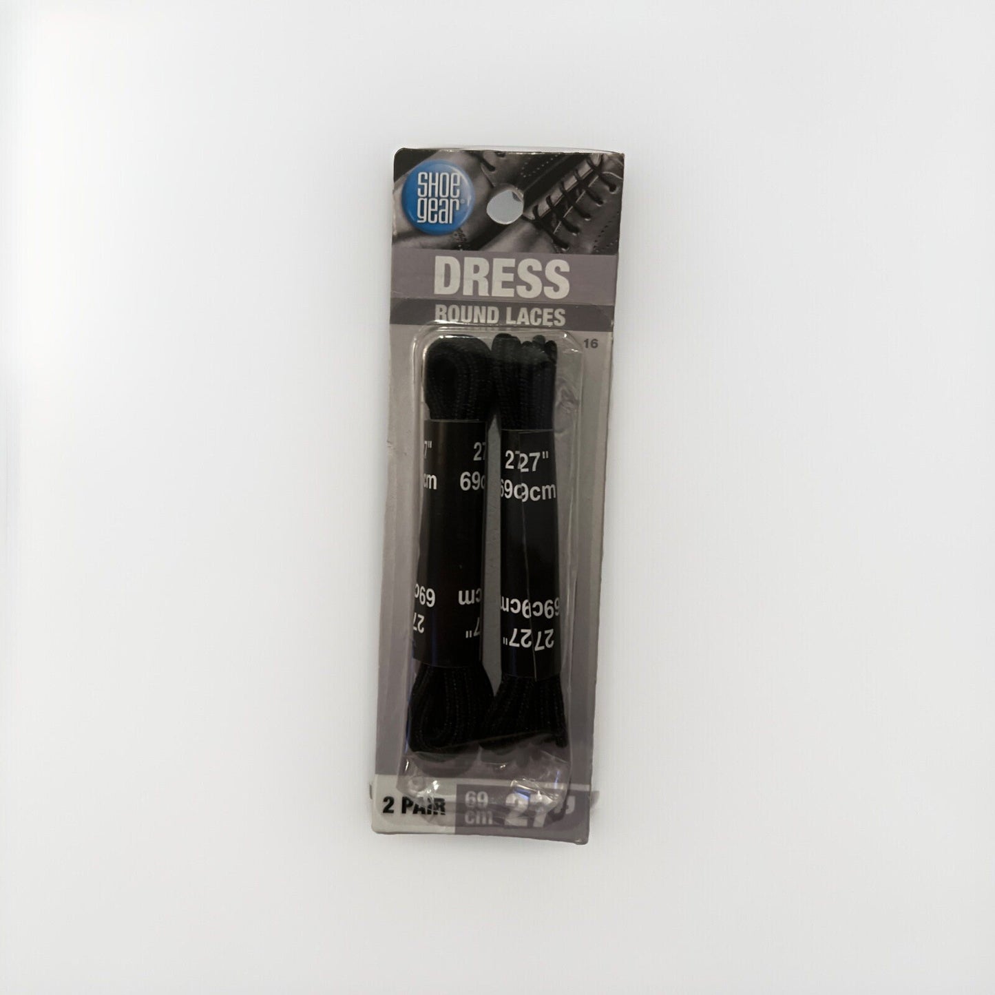 Black Dress Shoelaces 27" Round | 2 Pairs | Shoe Gear