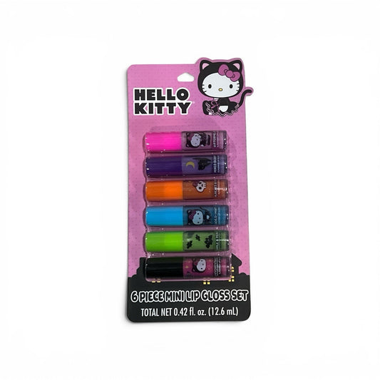 Halloween Lip Gloss Set 6-Piece Mini Makeup - Hello Kitty