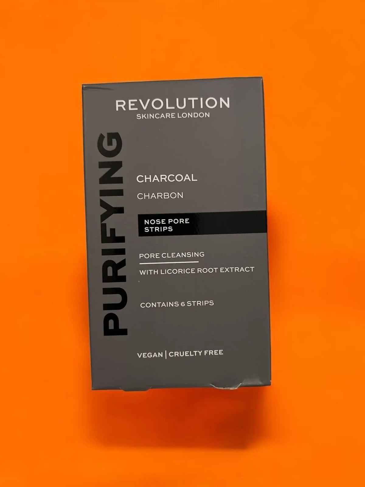 Charcoal Nose Pore Strips, 6 Count - Revolution Skincare