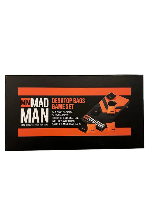 Mini Desktop Cornhole Game Set - Office Toss Game - Mad Man