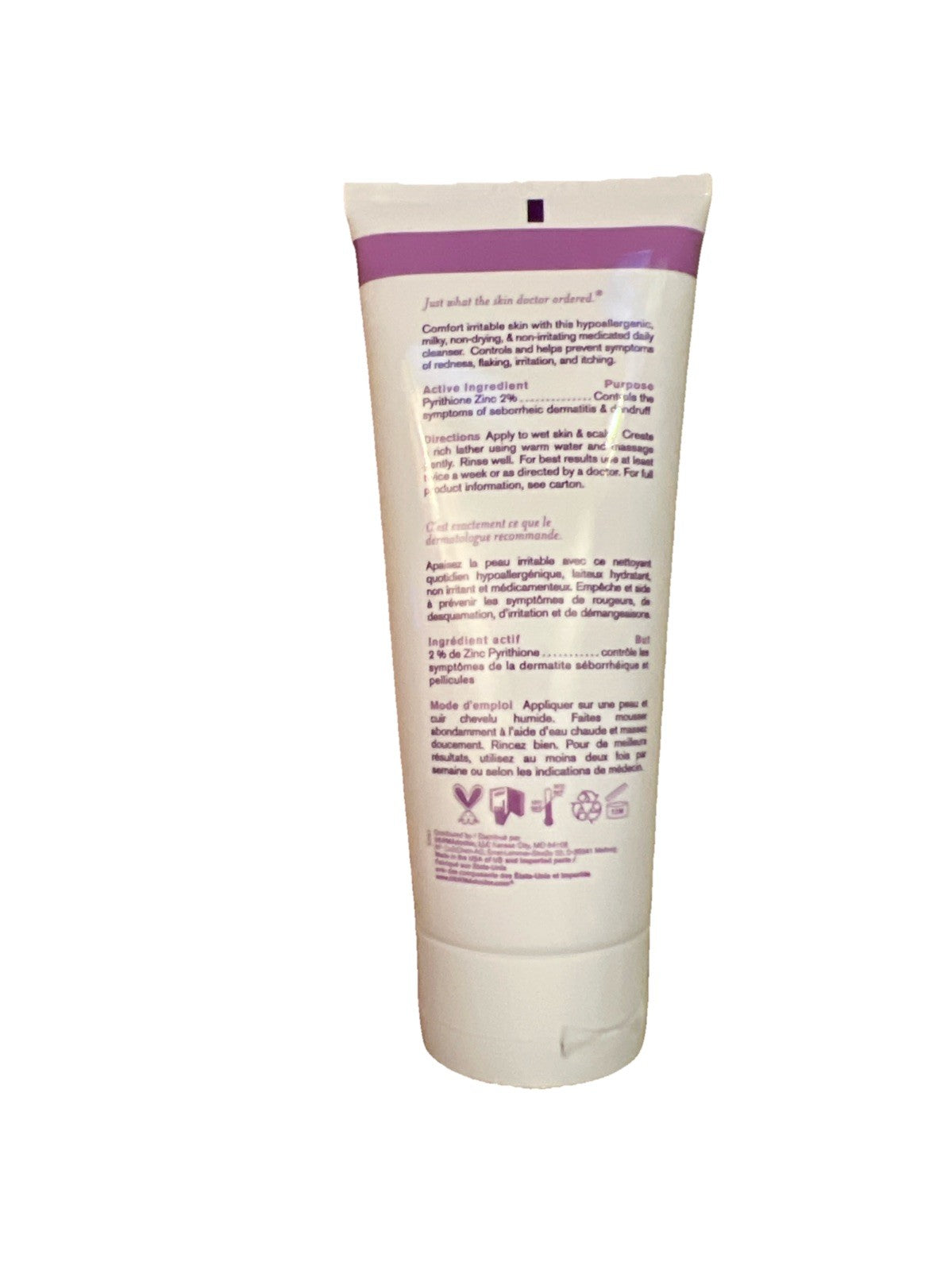 Tranquility 2% Zinc Cleanser 7.1 oz Face Body - DERMAdoctor
