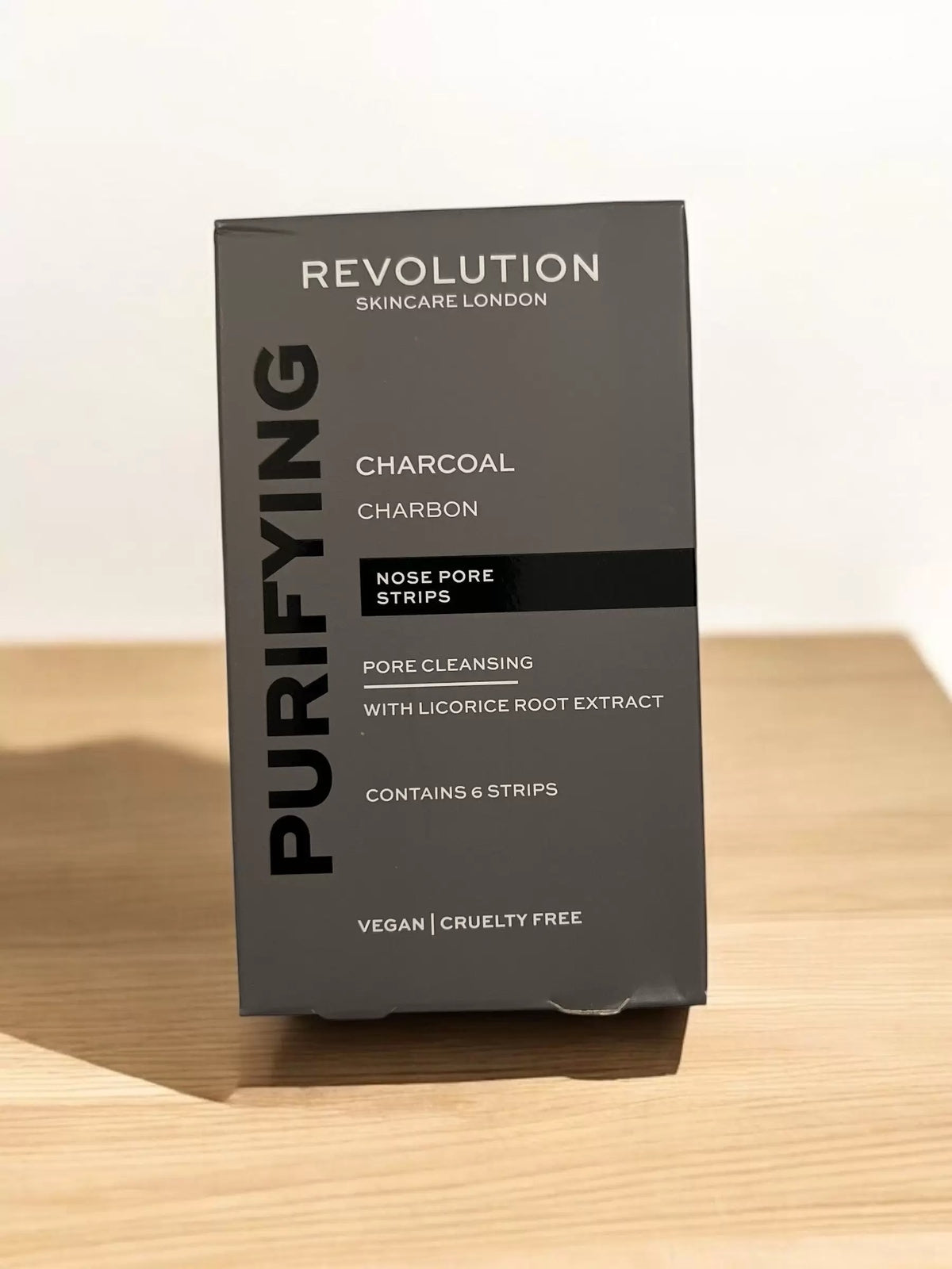 Charcoal Nose Pore Strips, 6 Count - Revolution Skincare