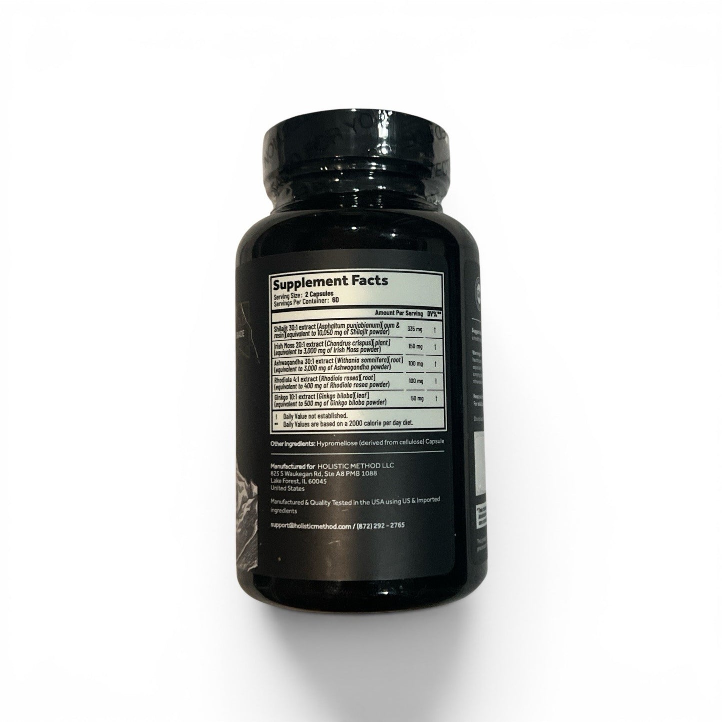 Shilajit Resin Mineral Extract Natural Supplement - Holistic