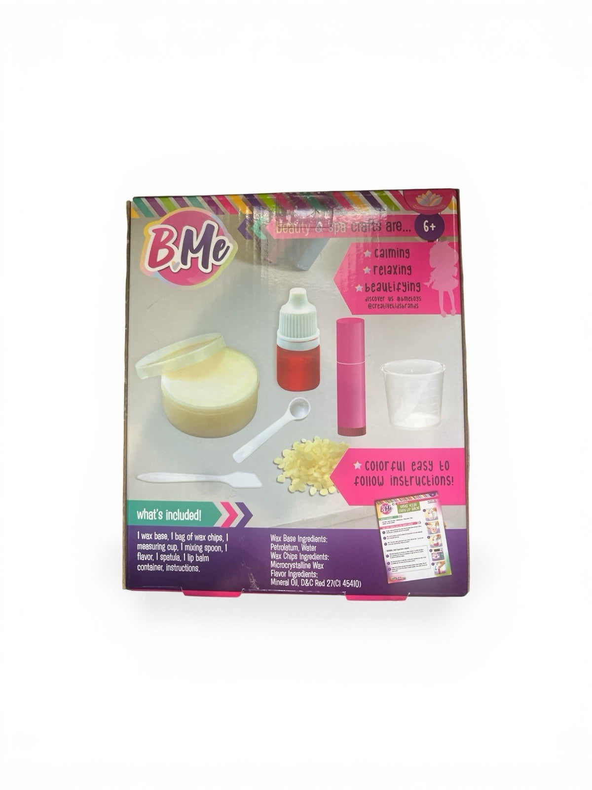 DIY Lip Balm Kit, Beauty Spa Set for Kids & Girls | BMe