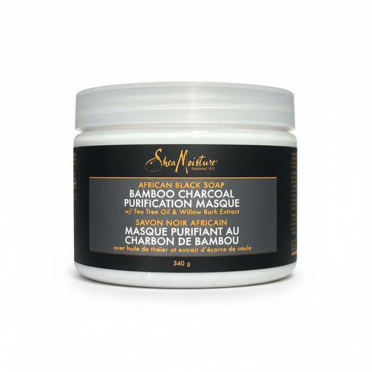 African Black Soap Charcoal Masque 12oz, SheaMoisture