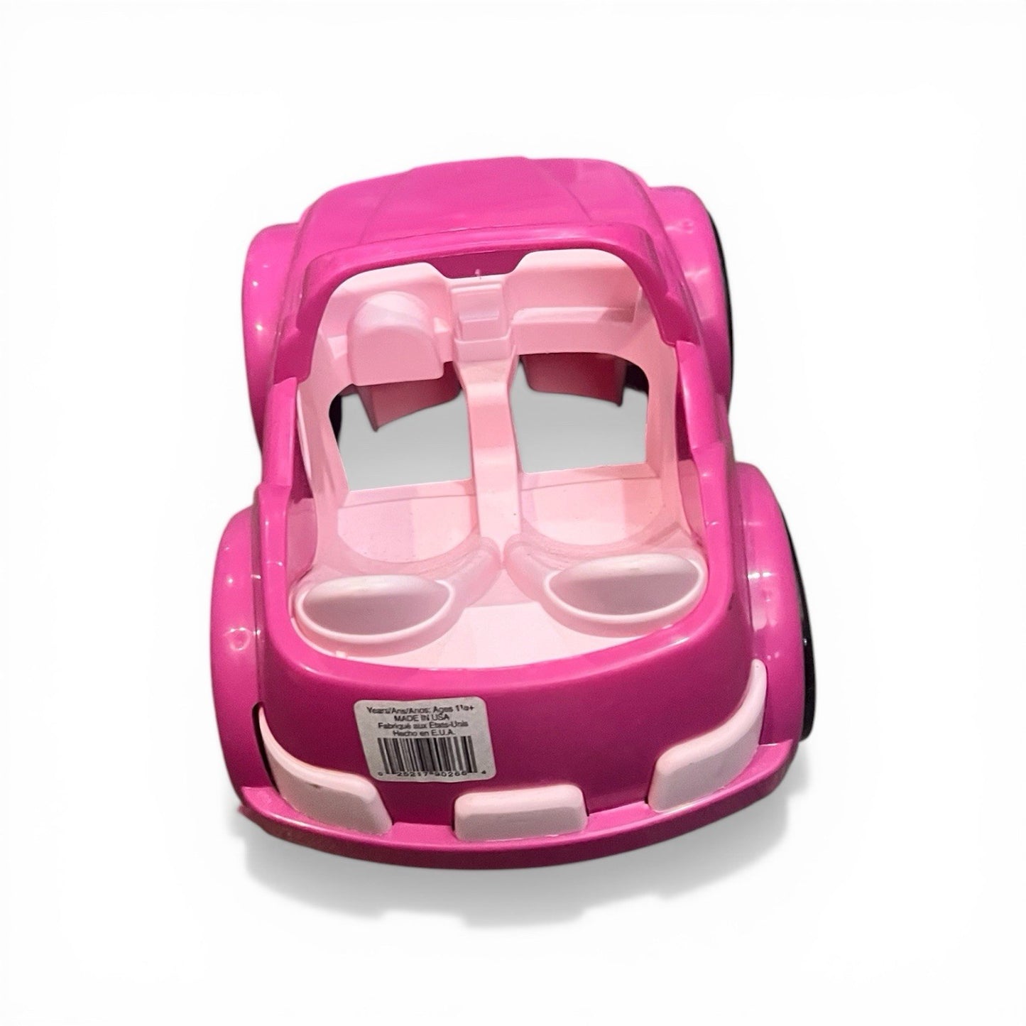 Fashion Doll Convertible Car – Pink 2 Seater Toy Vehicle