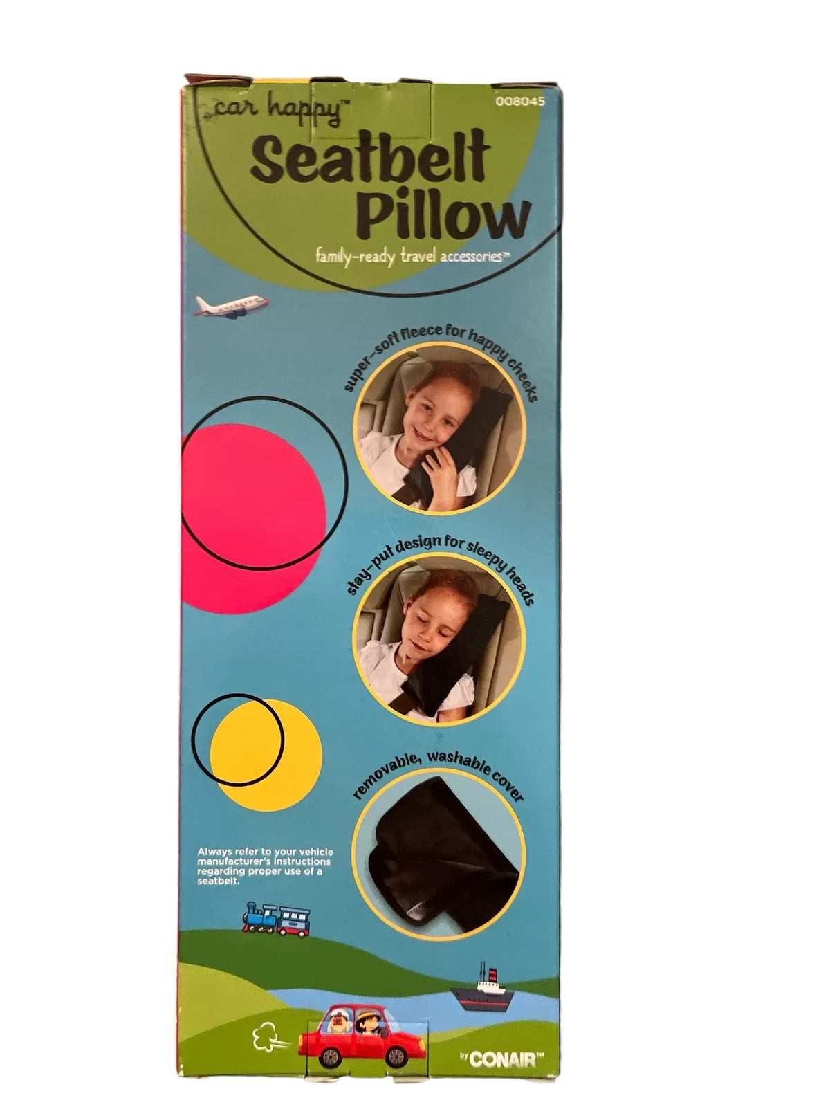Ergonomic Lumbar Support Car Pillow — Conair