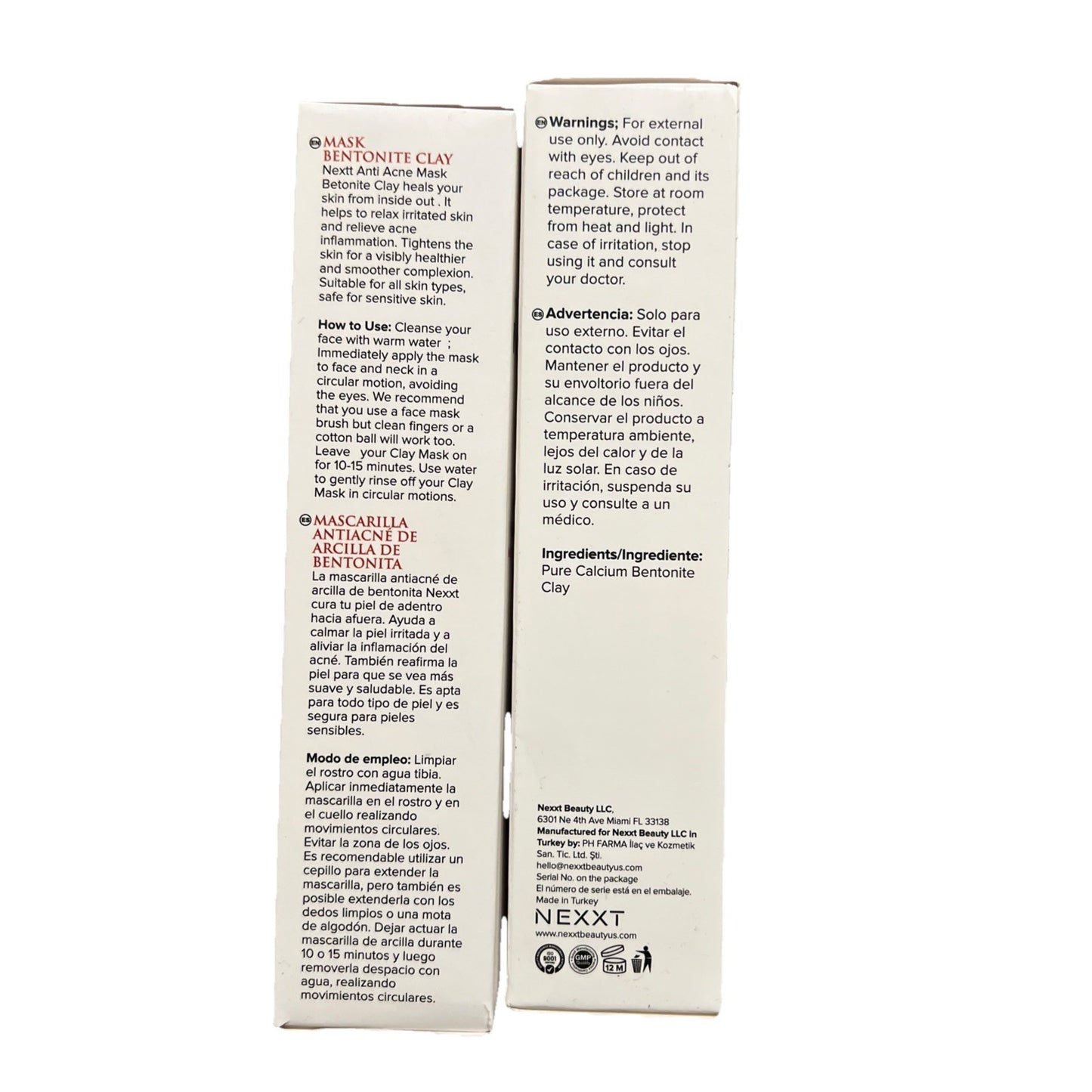Anti-Acne Bentonite Clay Mask, 100ml by NEXXT Beauty