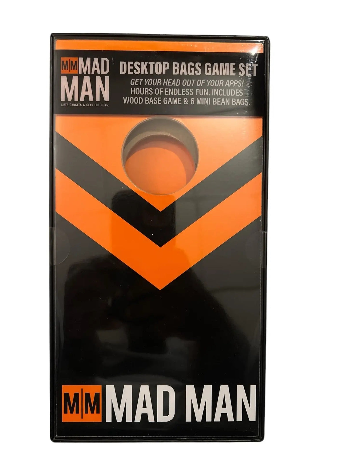 Mini Desktop Cornhole Game Set - Office Toss Game - Mad Man
