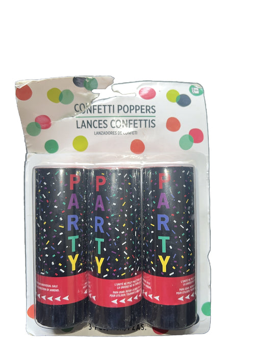 Confetti Poppers Spring-Loaded Party Favors for Celebrations