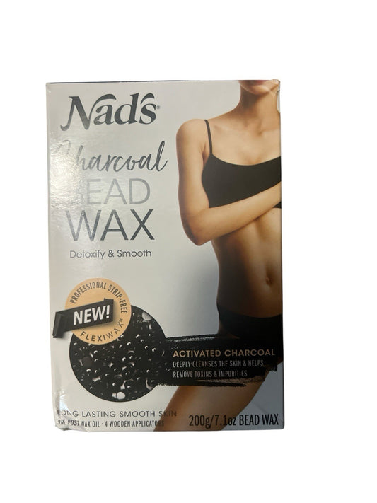 Nad's Charcoal Bead Wax Hair Removal Kit, Deep Cleansing