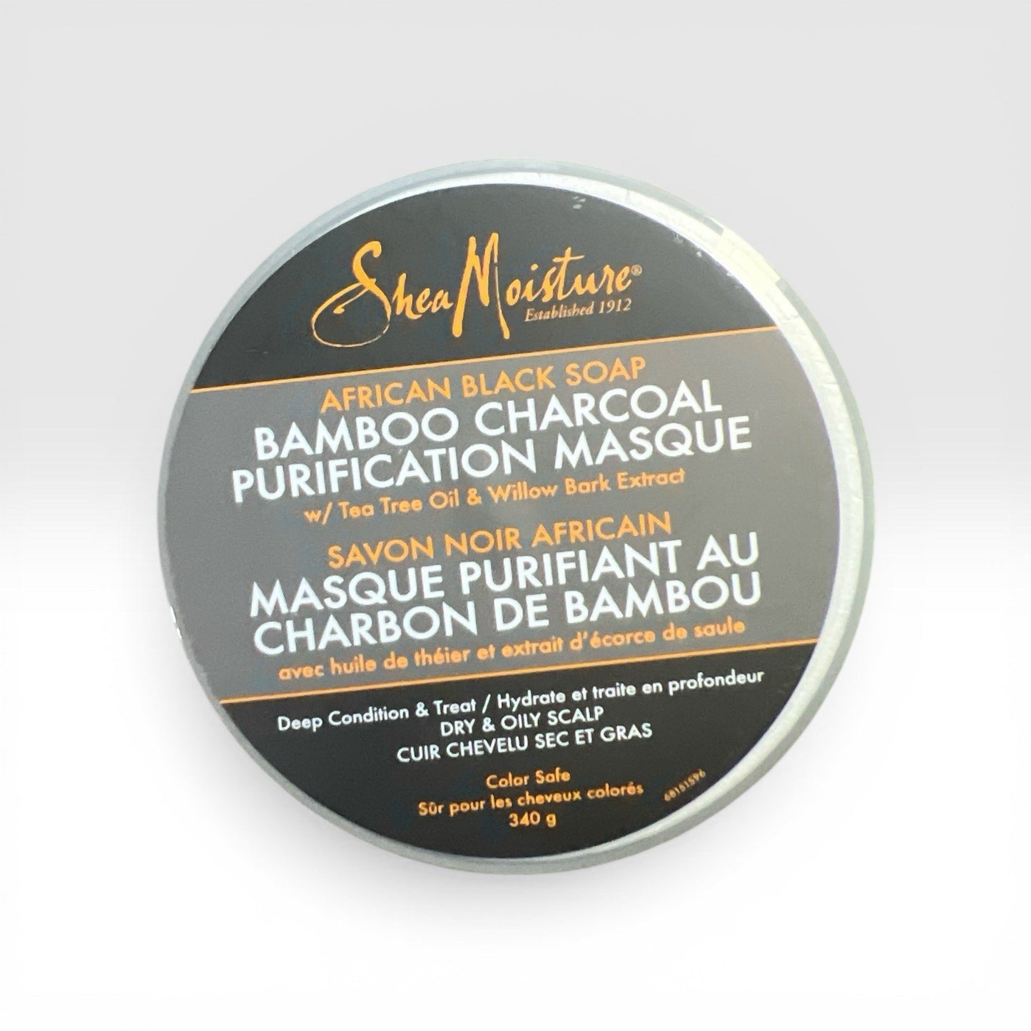 African Black Soap Charcoal Masque 12oz, SheaMoisture
