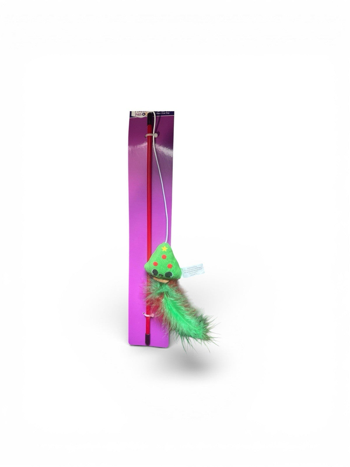 Forever Pals Christmas Tree Wand Cat Toy Holiday Teaser Interactive Play | Bazrify