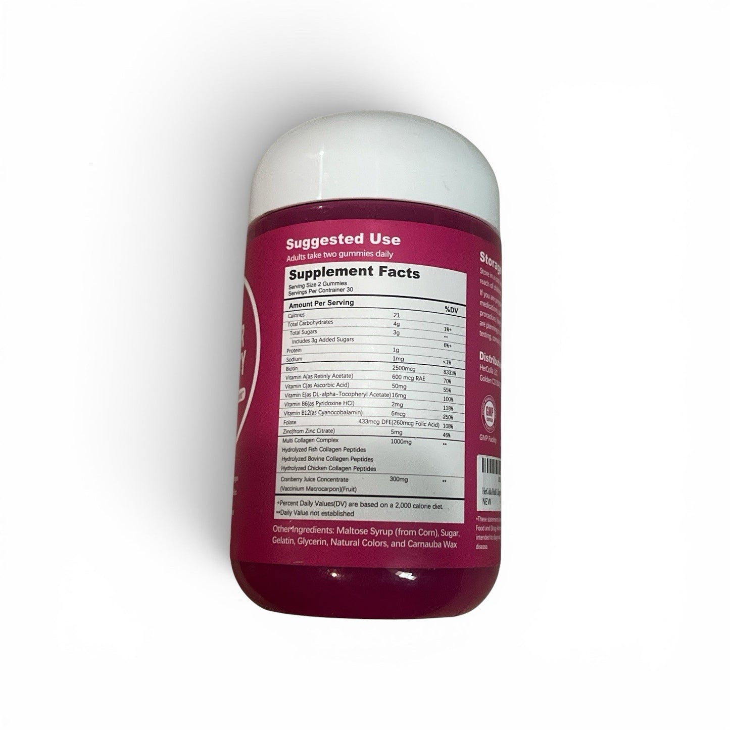 Collagen Gummies for Hair, Skin & Nails - HerColla 60ct