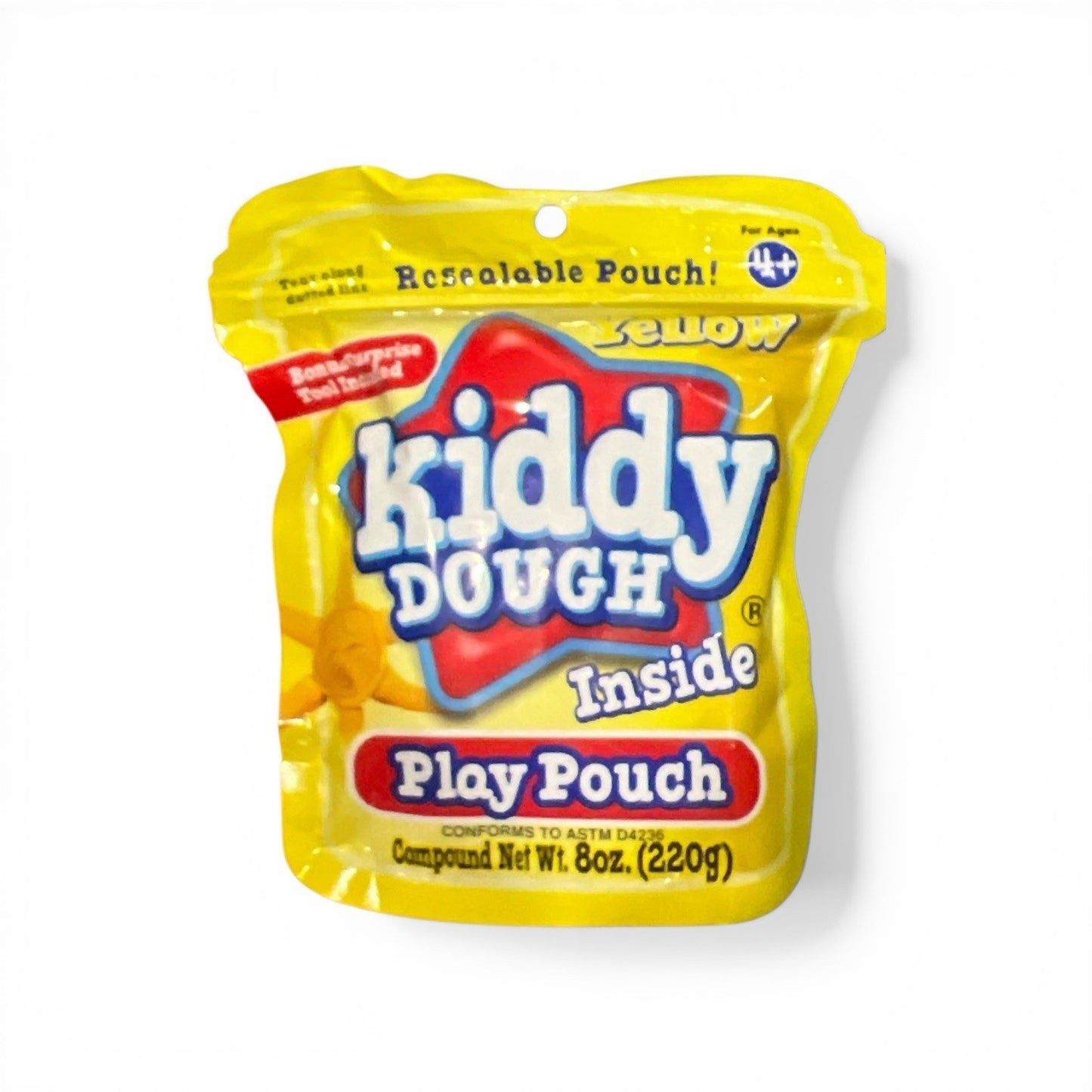 Modeling Dough 2 Pack Yellow 8oz Play Pouch, Kiddy Dough